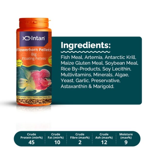 Intan Flower Horn Pellet BIG