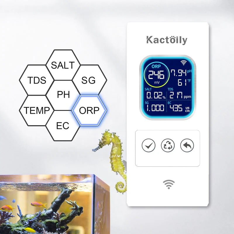 Kactoily Smart 7-in-1 Aquarium WiFi Monitor3