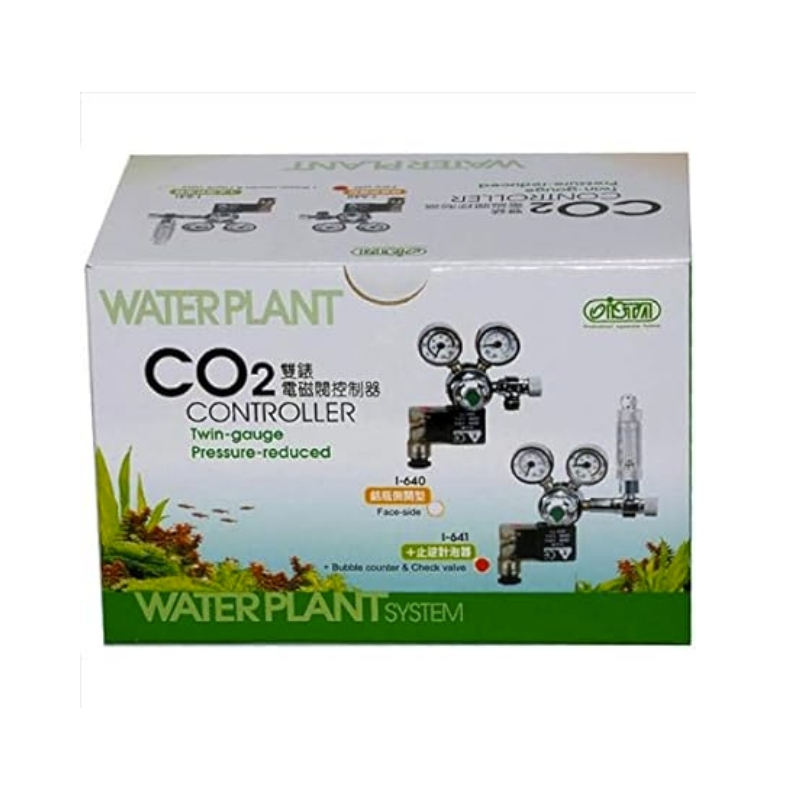 ISTA Twin Gauge Pressure Reduced CO2 Controller (Face-side) I-640