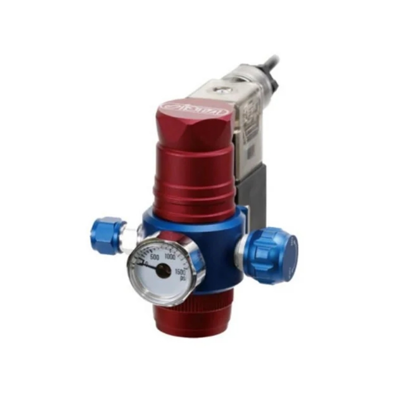 ISTA Single Gauge Pressure Reduced CO2 Controller - Red I-643-1