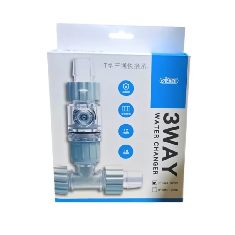ISTA 3 Way Water Changer 16mm IF-993