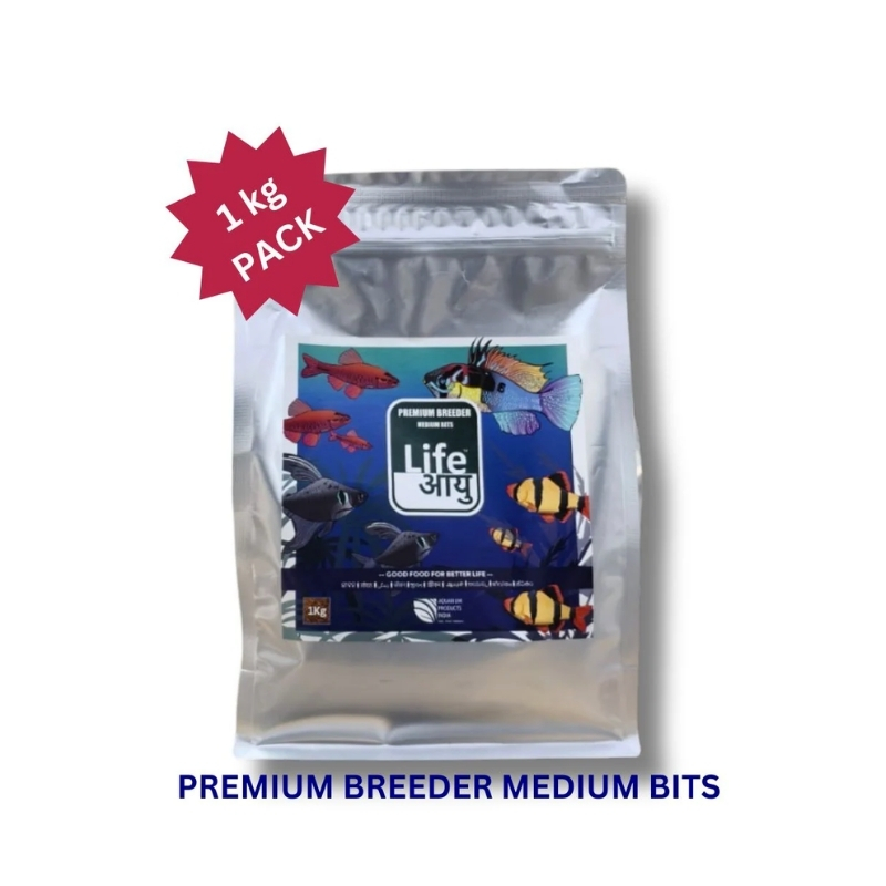 Life Aayu Breeder Premium Bits for Medium Fish