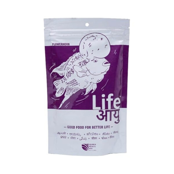 Life Aayu Flowerhorn Food For Medium Fish 100 g