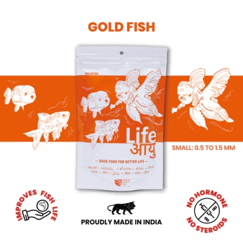 Life Aayu Gold Fish Food For Small Fish 1