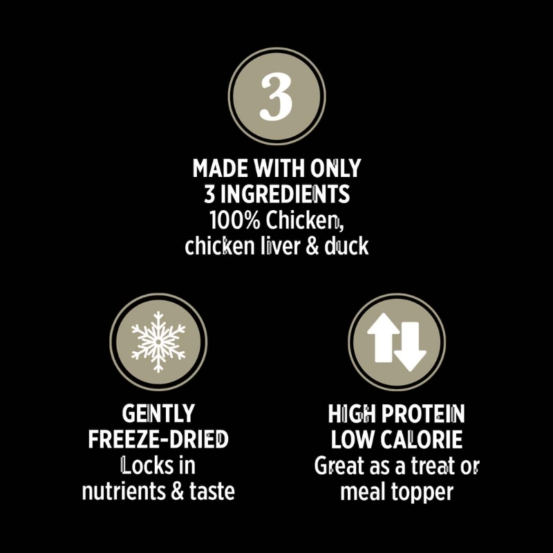Nutrience Chicken Chicken Liver and Duck Freeze Dried Cat Treats 2