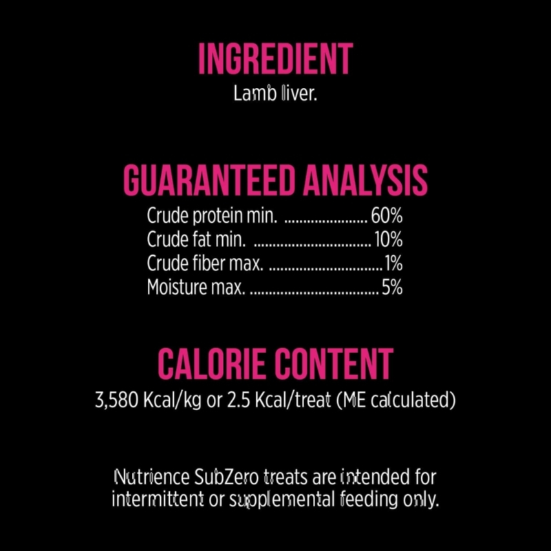 Nutrience Dog Freeze Dried Lamb Liver Treat 4