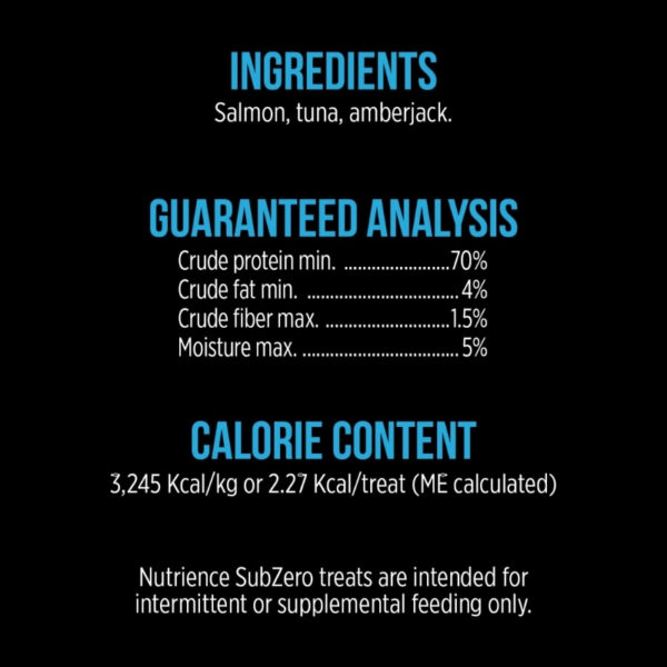 Nutrience Freeze-Dried Salmon Tuna and Amberjack Dog Treats 4