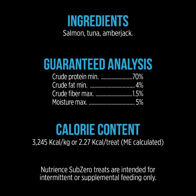 Nutrience Freeze-Dried Salmon Tuna and Amberjack Dog Treats 4