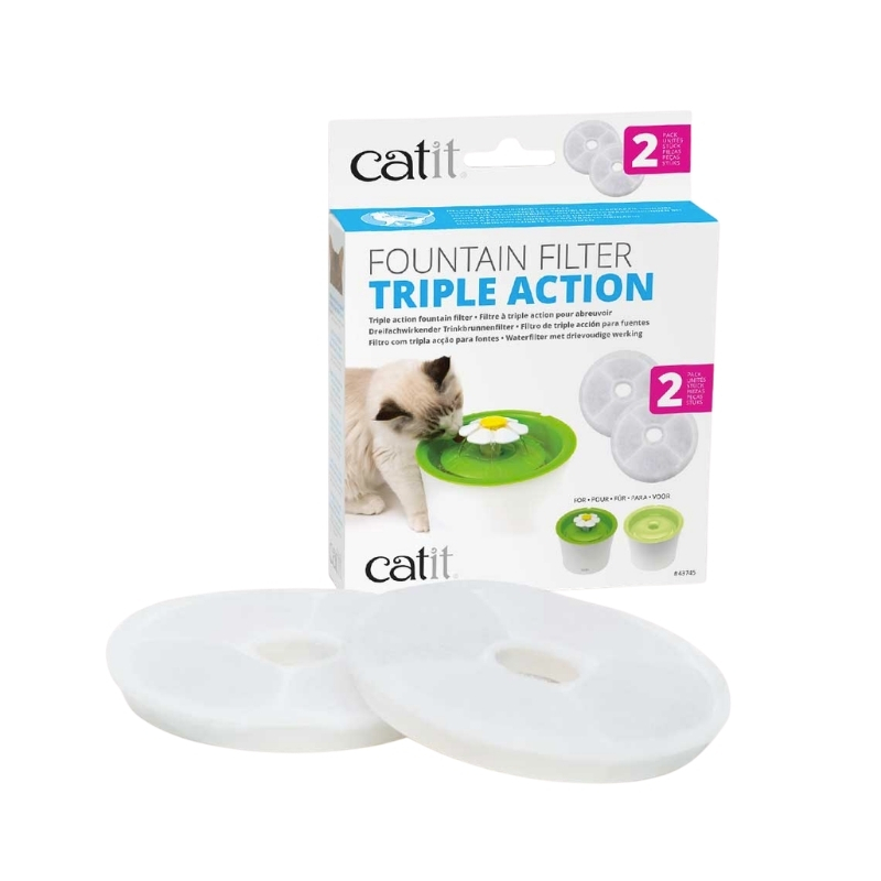 Catit Flower Fountain Triple Action Replacement Filter
