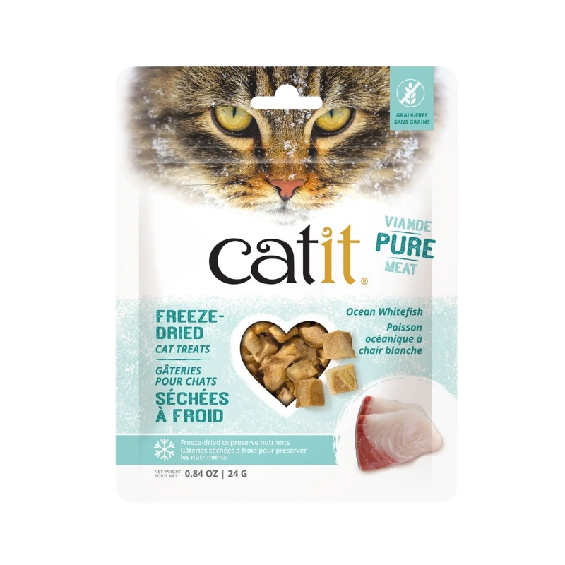 Catit Freeze Dried Raw Cat Treat - Ocean Whitefish 24 g