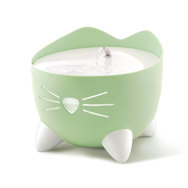 Catit Pixi Water Fountain for Cats - Green