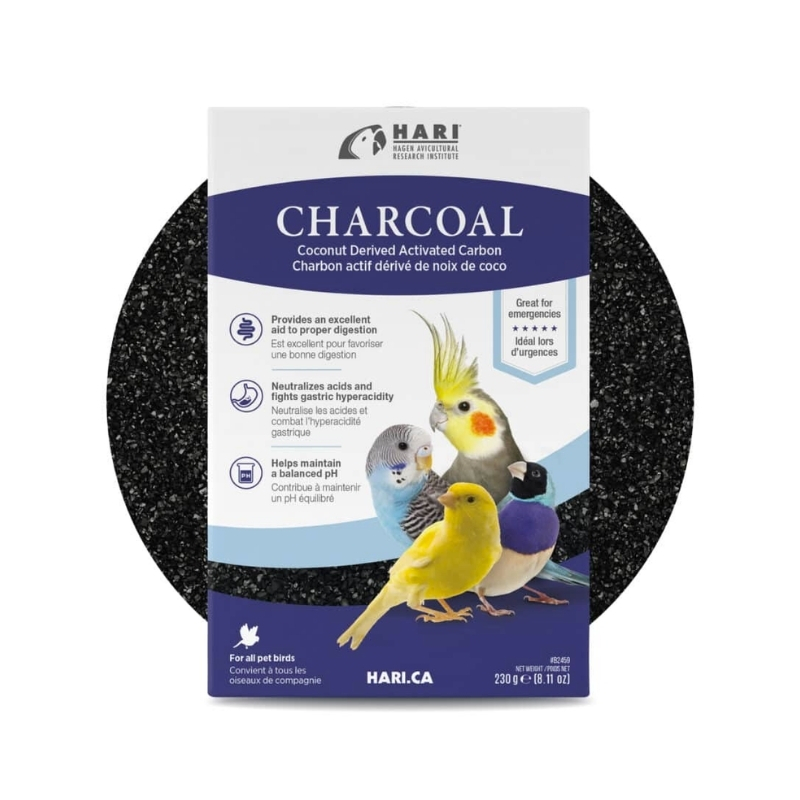 Hagen HARI Charcoal Supplement for Birds 230 g