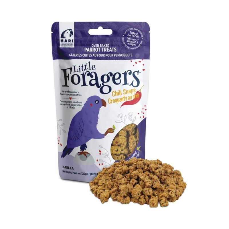 Hagen HARI Little Foragers Oven Baked Parrot Treats Chili Snaps 125 g